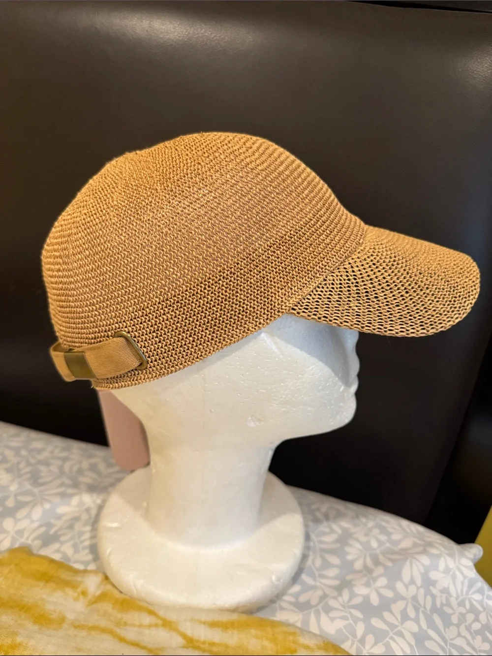 Woven Knit Visor Cap - Women's Tan
